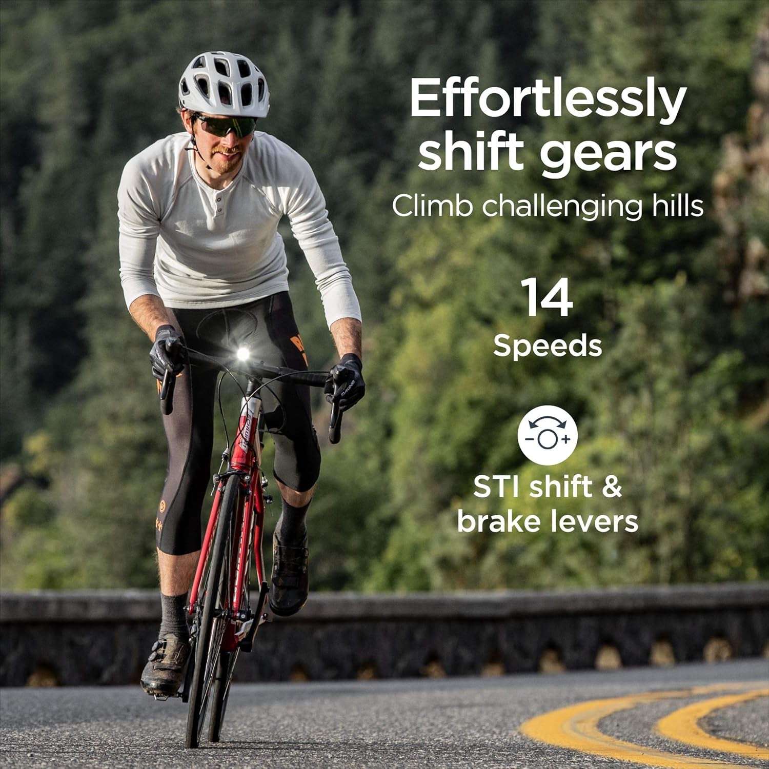 Schwinn Fastback Adult Performance Road Bike, Aluminum Frame, 700c Wheels, 14-18 Speed Drivetrain