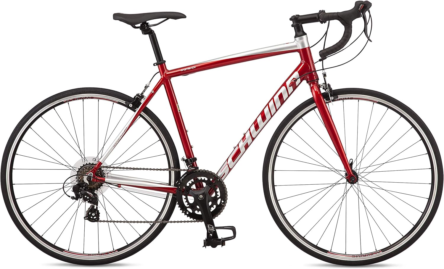 Schwinn Fastback Adult Performance Road Bike, Aluminum Frame, 700c Wheels, 14-18 Speed Drivetrain