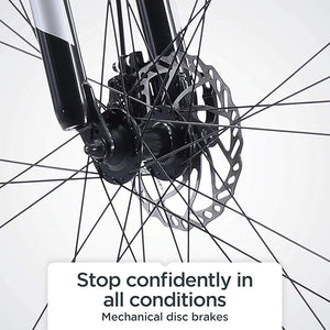 Schwinn GTX Comfort Adult Hybrid Bike, Men and Women, Dual Sport Bicycle, 700c Wheels, Step-Through or Step-Over Lightweight Aluminum Frame