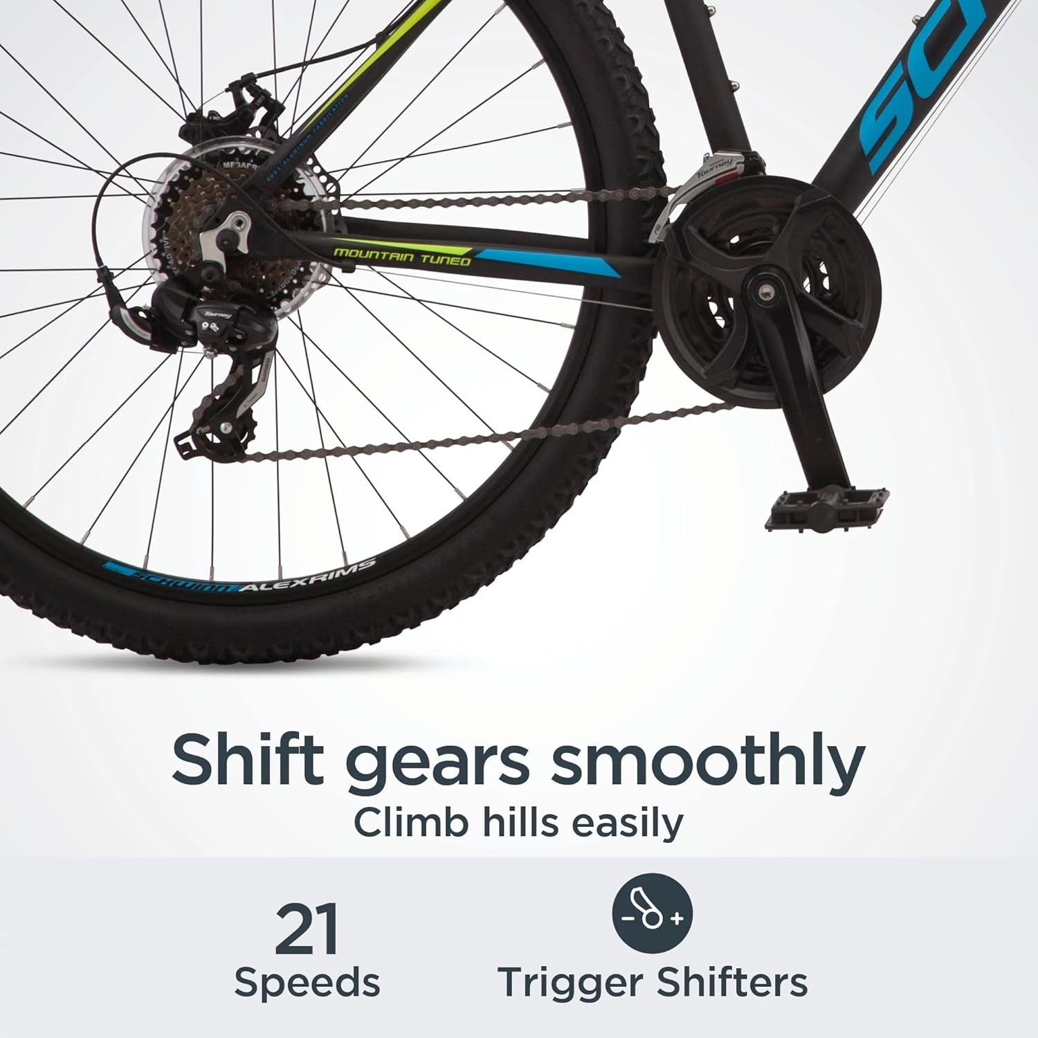 Schwinn Mesa Adult Mountain Bike, 21-24 Speeds, 27.5-Inch Wheels