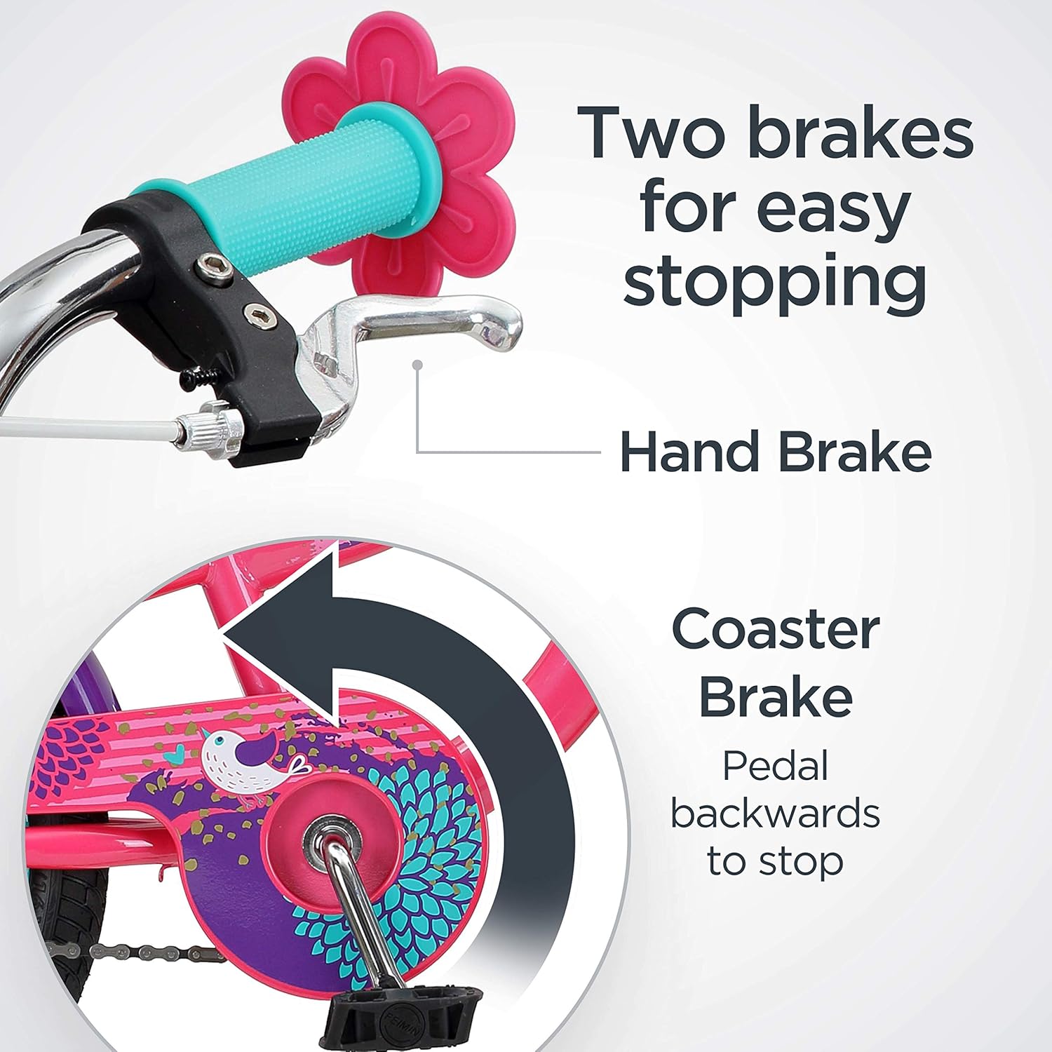 Schwinn Jasmine Kids Bike with Training Wheels, 16-Inch Wheels