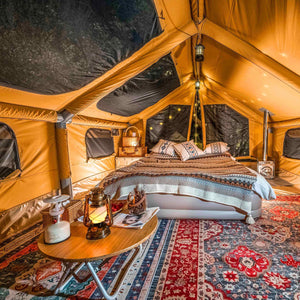 RBM Outdoors Panda Large - Inflatable tent for 2-6 person (Sunny Beige)