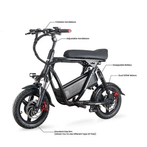 EMOVE Roadrunner V3 - World's First Electric Scooter Bike Hybrid