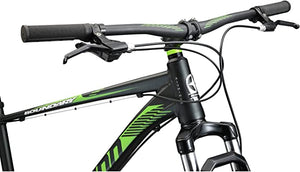 Schwinn Boundary Mountain Bike, 29-Inch Wheels, 7 Speeds, Black/Green