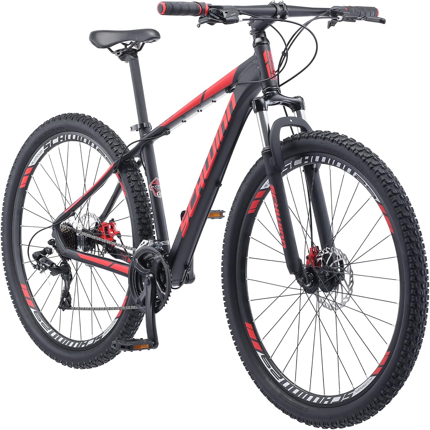 Schwinn Bonafide Men and Women Mountain Bike Front Suspension 24 Spe Gidi Confidential