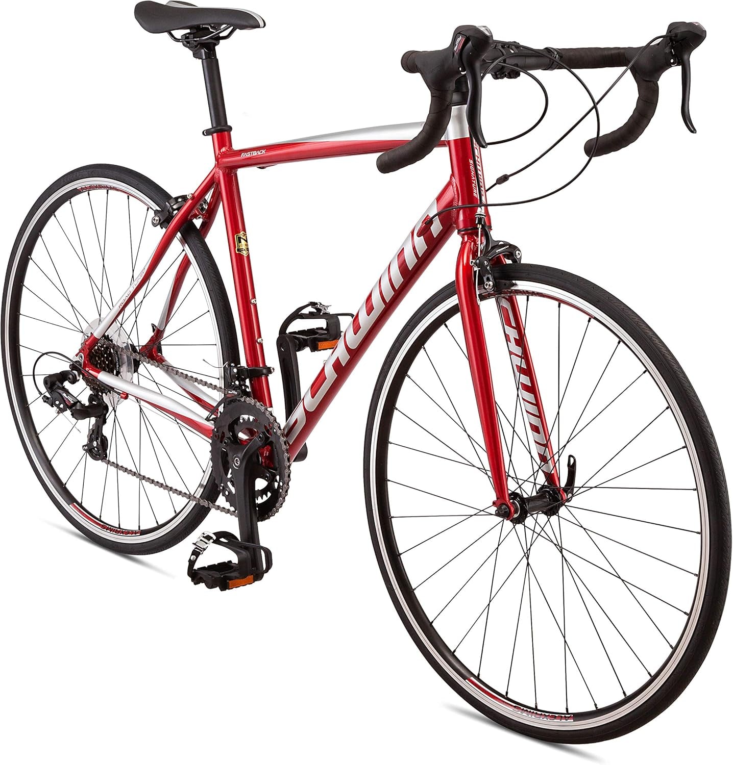 Schwinn Fastback Adult Performance Road Bike, Aluminum Frame, 700c Wheels, 14-18 Speed Drivetrain