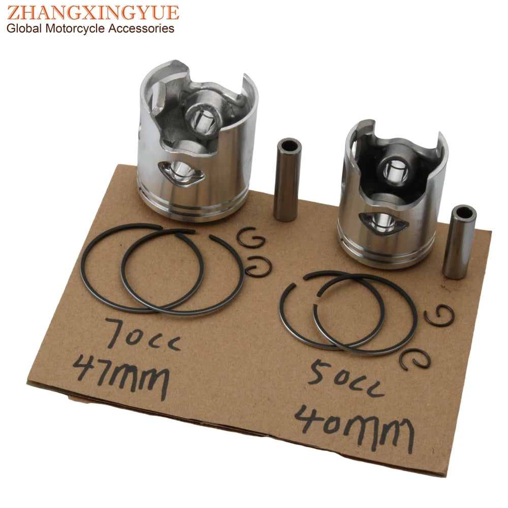 Scooter 40mm 47mm Jog50 Piston Kit For Yamaha Breeze Jog Z RR Neos