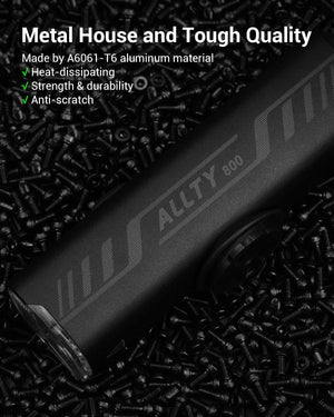 Magicshine Allty Bike Lights Allty 400,Allty 800 Road Bike Light, USB Type-C Rechargeable, IPX7 Waterproof LED Bike Light for Road, Urban Cyclists