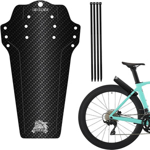 ENLEE 1PC Mountain Bike Fender - Lightweight Flexible MTB Mud Guard, Waterproof Heat-Resistant Bicycle Fenders, Universal Front and Rear 26", 27.5", 29" Plus Size and Fat Bike Wheel Sizes