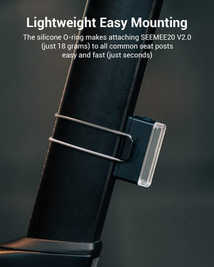 Magicshine SEEMEE 20 V2.0 Bike Tail Lights for Night Riding,USB-C Rechargeable Bicycle Rear Lights, IPX6 Waterproof, Cycling Safety Back Light for Commuting Cyclists and Kids