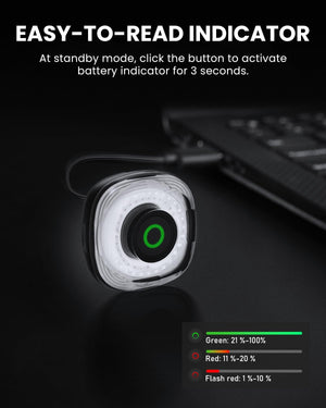 Magicshine SEEMEE 150 MAG Magnetic Rear Bike Lights,USB-C Rechargeable FTR LightSync Control Technology, IPX6 Waterproof Safety Rear Bicycle Lights, Best Bike Lights for Night Riding