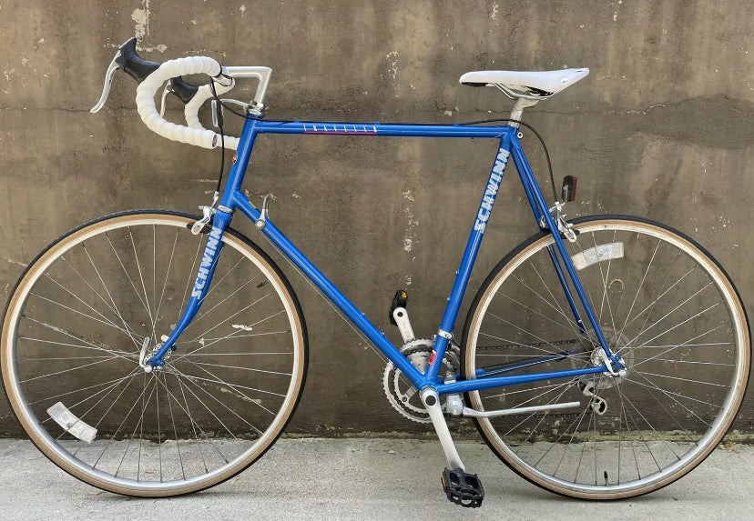 Vintage Blue Schwinn Traveler Road Bike 63.5cm Frame Shimano Exage Gro Gidi Confidential