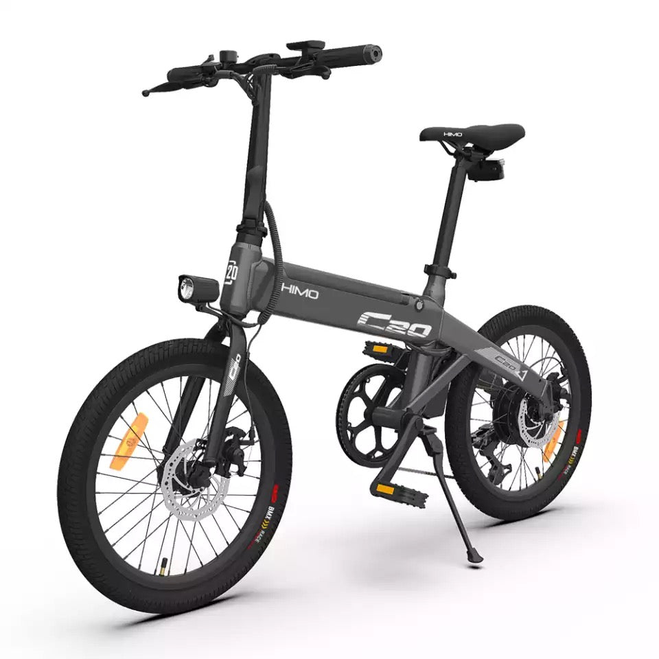 HIMO C20 Electric Bicycle Moped E-Bike Power Assist 20 Inch 10AH 250W DC Motor 25km/h 80KM Range Portable Ebike