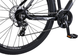 Schwinn Taff Mountain Bike, 29-inch Wheels, 8 Speeds, Black / White