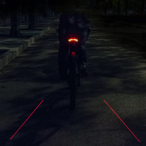 ROCKBROS Bicycle Light LED USB Rechargeable TailLight Warning Bike Rear Lights Smart Wireless Remote Control Turn Signal Light