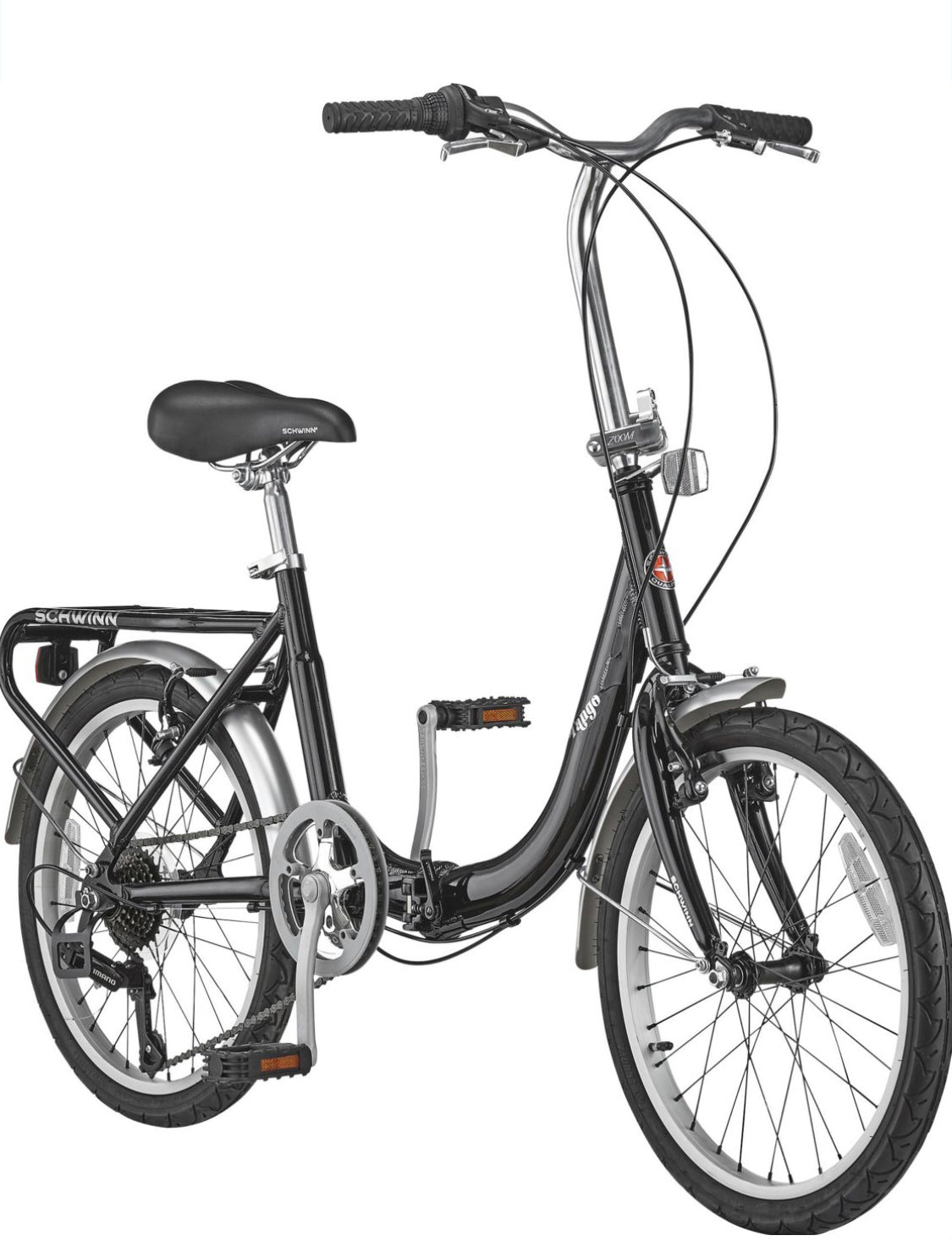 Schwinn Tango Hybrid Folding Bike, 20-in