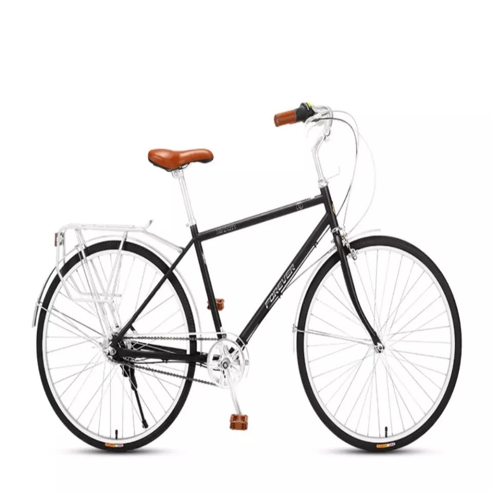 Bicycle 26inch High Carbon Steel Adult Bicycle Llight And Soft Seat Handlebar Retro Design