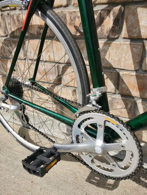 Trek 1200 Aluminum Green 57cm Road Bike-Made in USA 1990 7x2