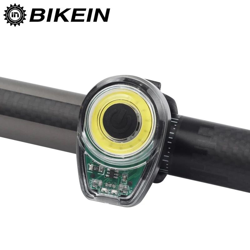 BIKEIN 50 Lumen COB LED Bike HeadLight Bicycle Handlebar Front Light Waterproof Headlamp Rear Lights Rechargeable Taillight