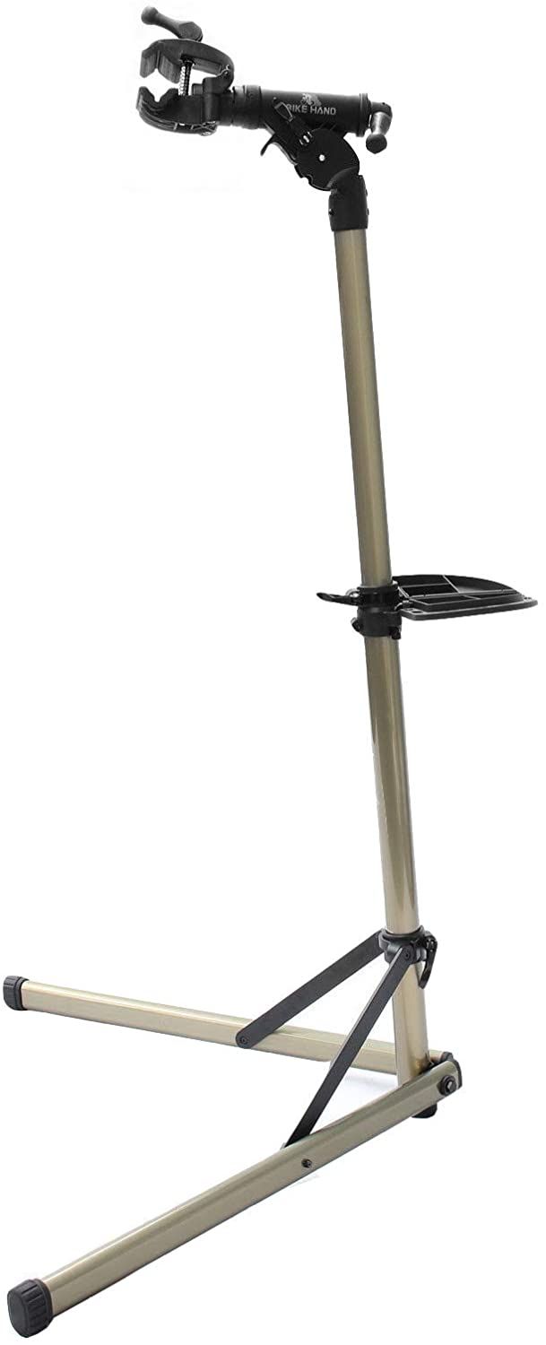 Bikehand Bike Repair Stand - Home Portable Bicycle Mechanics Workstand - for Mountain Bikes and Road Bikes Maintenance