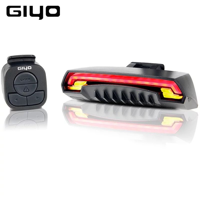 GIYO Battery Pack Bicycle Light USB Rechargeable Mount Bicycle Lamp Rear Tail Light Led Turn Signals Cycling Light Bike Lantern